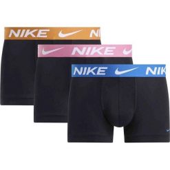 Bokserki Nike Trunk 3Pk Dorośli. Czarne bokserki męskie Nike, s, bez wzorów, z elastanu. Za 223.99 zł.