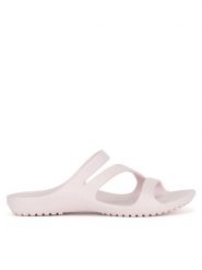 Crocs Klapki KADEE II SANDAL W 206756-6PI Różowy. Czerwone klapki damskie Crocs, bez wzorów, z materiału, bez obcasa. Za 119.99 zł.