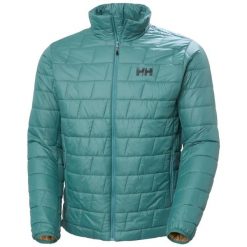 Kurtka puchowa Helly Hansen Lifaloft. Zielone kurtki męskie Helly Hansen, xl, bez wzorów, z materiału, klasyczne, bez kaptura. Za 791.00 zł.
