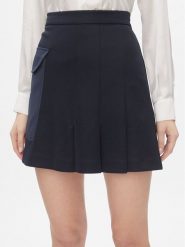 MAX&Co. Spódnica mini Jago Granatowy Regular Fit. Niebieskie spódnice damskie MAX&Co., xs, bez wzorów, z bawełny, mini. Za 939.99 zł.