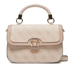 Torebka Guess. Czerwone torebki do ręki damskie Guess, z aplikacjami, klasyczne, bez dodatków. Za 469.99 zł.