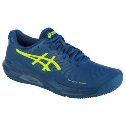 Buty tenisowe męskie Asics Gel Challenger 14 Clay 1041A449-400. Niebieskie buty sportowe męskie Asics, bez zapięcia, tenisowe. Za 589.00 zł.
