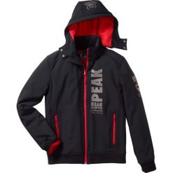 Kurtka softshell Regular Fit bonprix czarny. Kurtki męskie bonprix. Za 89.99 zł.