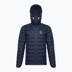 Kurtka puchowa męska Fjällräven Expedition Pack Down Hoodie. Niebieskie kurtki męskie Fjällräven, na jesień, m, bez wzorów, z materiału, trekkingowe. Za 1,199.00 zł.