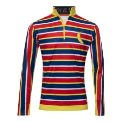 Bluza narciarska Męska Gareth & Lucas The Forty. Czerwone bluzy sportowe męskie GARETH & LUCAS, m, bez wzorów, z elastanu, bez kaptura, narciarskie. Za 229.99 zł.