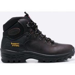 Grisport - Buty. Czarne trekkingi męskie Grisport, na zimę, z materiału. W wyprzedaży za 249.90 zł.