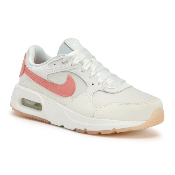 Buty damskie Nike Air Max SC. Białe obuwie sportowe damskie Nike, bez wzorów, do biegania, nike air max. W wyprzedaży za 338.90 zł.