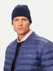 Polo Ralph Lauren Czapka 449959339002 Granatowy. Niebieskie rękawiczki męskie Polo Ralph Lauren, na zimę, bez wzorów, z bawełny. Za 319.99 zł.