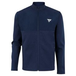 Kurtka z dresu Tecnifibre Tour. Niebieskie bluzy męskie TECNIFIBRE, m, bez wzorów, z dresówki, tenisowe. Za 399.00 zł.