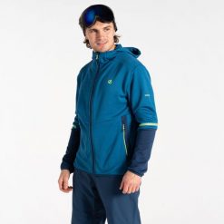 Polar narciarski męski Camber Core Stretch. Czarne bluzy męskie Dare 2b, na zimę, m, bez wzorów, z polaru, bez kaptura. W wyprzedaży za 229.99 zł.
