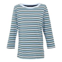 T-shirt Damski W Paski Baylette II. Białe t-shirty damskie Regatta, xs, bez wzorów, casualowe, bez kołnierzyka. Za 54.99 zł.