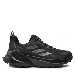 Trekkingi adidas. Czarne obuwie sportowe damskie Adidas, bez wzorów, z gore-texu, trekkingowe, adidas terrex. Za 399.99 zł.