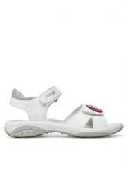 Primigi Sandały 7885122 M Biały. Białe sandały dziewczęce Primigi, ze skóry, bez zapięcia. Za 149.99 zł.
