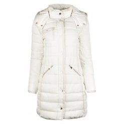 Desigual Płaszcz Damski Inga 38 Biały. Płaszcze damskie marki Desigual. W wyprzedaży za 654.00 zł.