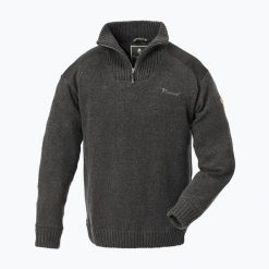 Sweter męski Pinewood Hurricane. Szare swetry przez głowę męskie Pinewood, m, bez wzorów, bez kołnierzyka. Za 549.99 zł.