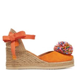 Espadryle Unisa. Brązowe sandały damskie Unisa, bez wzorów, bez obcasa, bez zapięcia. Za 309.99 zł.