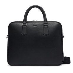 Torba na laptopa BOSS. Czarne torby na laptopa męskie Boss, bez wzorów. Za 2,199.00 zł.