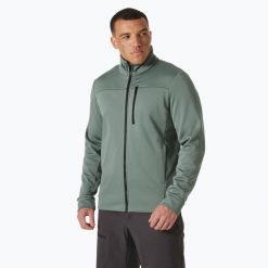 Bluza męska Helly Hansen Crew. Zielone bluzy męskie Helly Hansen, l, bez wzorów, bez kaptura, trekkingowe. Za 429.99 zł.