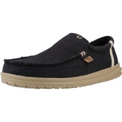 Buty HEY DUDE MIKKA JUTE Czarny. Czarne trekkingi męskie PRO BRANDS, trekkingowe. Za 281.99 zł.