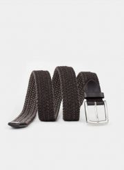 PAKO LORENTE – Pasek męski P20WF-PX-001-A. Brązowe paski damskie Pako Lorente, bez wzorów, z bawełny, casualowe. Za 79.99 zł.