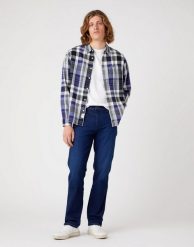 WRANGLER 1 PKT SHIRT MĘSKA KOSZULA W KRATĘ DŁUGI RĘKAW STONE WASH W5D6CNX4Q 112323749. Koszule męskie Wrangler, m, bez wzorów, bez kołnierzyka, bez ramiączek. Za 129.99 zł.
