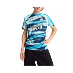 Maillot Faster OM 2024/25. Czarne koszulki sportowe męskie Puma, bez wzorów, bez kołnierzyka, bez ramiączek, do piłki nożnej. W wyprzedaży za 224.03 zł.