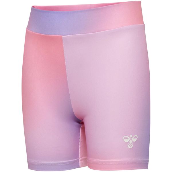 Szorty dziewczęce Hummel Gradient Gym. Czerwone spodenki dla dziewczynek Hummel, bez wzorów, z materiału, młodzieżowe. Za 154.00 zł.