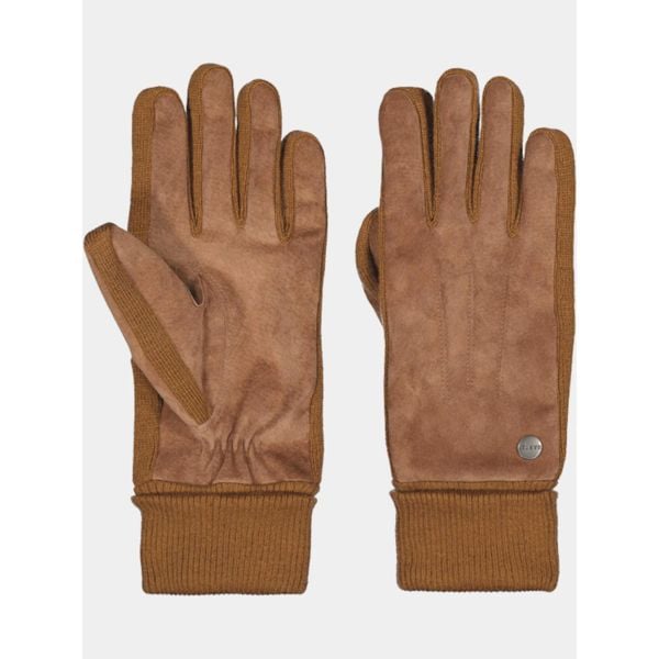 Rękawiczki Damskie Barts Stephaney. Brązowe rękawiczki damskie Barts, bez wzorów, z dzianiny, sportowe. Za 249.00 zł.