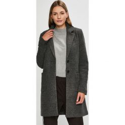 Only - Płaszcz. Czarne płaszcze damskie Only, z materiału, klasyczne. Za 299.90 zł.