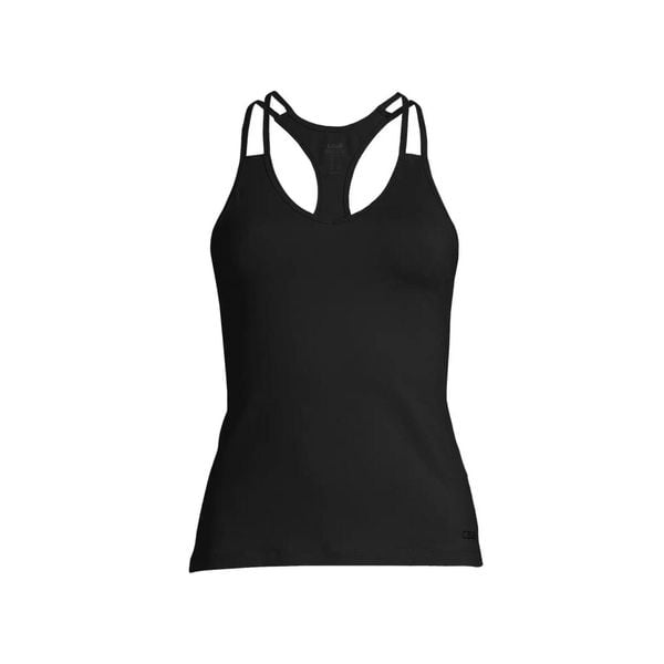 Koszulka Casal V-Neck Racerback Sportowa Damska Oddychająca do Jogi. Czarne koszulki sportowe damskie Casall, bez wzorów, bez kołnierzyka, bez ramiączek, na jogę i pilates. W wyprzedaży za 159.00 zł.