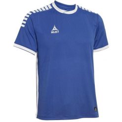 Koszulka Piłkarska męska Select MONACO niebieska. Niebieskie koszulki sportowe męskie Select, m, bez wzorów, bez kołnierzyka, bez ramiączek, do piłki nożnej. Za 191.50 zł.