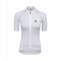 Damski jersey Kalas Passion Z3 Verano. Białe koszulki sportowe damskie KALAS, bez wzorów, z jersey, bez kołnierzyka, bez ramiączek, rowerowe. Za 604.50 zł.