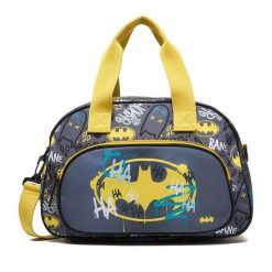 Torba weekendowa Batman. Czarne torby sportowe męskie batman, bez wzorów, małe. Za 99.99 zł.