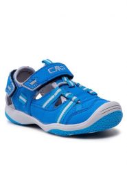 CMP Sandały Baby Naboo Hiking Sandal 30Q9552 Niebieski. Niebieskie sandały chłopięce CMP, ze skóry, bez zapięcia. Za 149.99 zł.