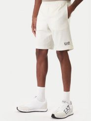 EA7 Emporio Armani Szorty sportowe 8NPS65 PJVRZ U0004 Écru Regular Fit. Krótkie spodenki sportowe męskie EA7 Emporio Armani, m, bez wzorów, z bawełny. Za 359.99 zł.