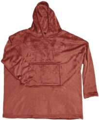 INTESI BLUZA PLUSZOWA TERRACOTA / SNUDDIE. Bluzy damskie Intesi, bez wzorów, bez kaptura. Za 90.75 zł.