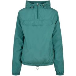 Damska kurtka wiatrówka Urban Classics. Zielone kurtki damskie Urban Classics, s, bez wzorów, z materiału, bez kaptura. Za 148.90 zł.
