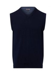 Finshley & Harding Sweter z zawartością kaszmiru Mężczyźni Bawełna niebieski jednolity, M. Niebieskie swetry przez głowę męskie Finshley & Harding, m, bez wzorów, z bawełny, bez kołnierzyka. Za 199.95 zł.