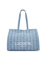 Lacoste Torebka NU5311HK Niebieski. Niebieskie torebki do ręki damskie Lacoste, bez wzorów, z materiału, bez dodatków. Za 771.99 zł.