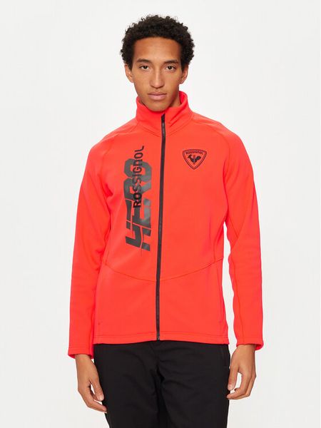 Rossignol Bluza techniczna Hero Classique RLNML13 Czerwony Regular Fit. Czerwone bluzy męskie Rossignol, l, bez wzorów, bez kaptura, narciarskie. Za 750.00 zł.