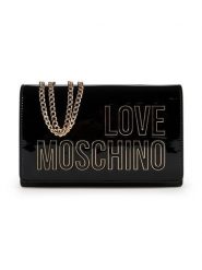 LOVE MOSCHINO Torebka JC4251PP0OKE100A Czarny. Czarne torebki do ręki damskie Love Moschino, bez wzorów, ze skóry, wizytowe, bez dodatków. Za 719.99 zł.
