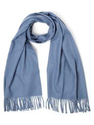 Marie Lund Szalik Kobiety Sztuczne włókno niebieski, ONE SIZE. Niebieskie szaliki i chusty damskie Marie Lund, bez wzorów, z włókna. Za 199.95 zł.
