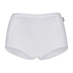 Bokserki modelujące w kolorze białym. Bokserki damskie marki bonprix. W wyprzedaży za 49.95 zł.