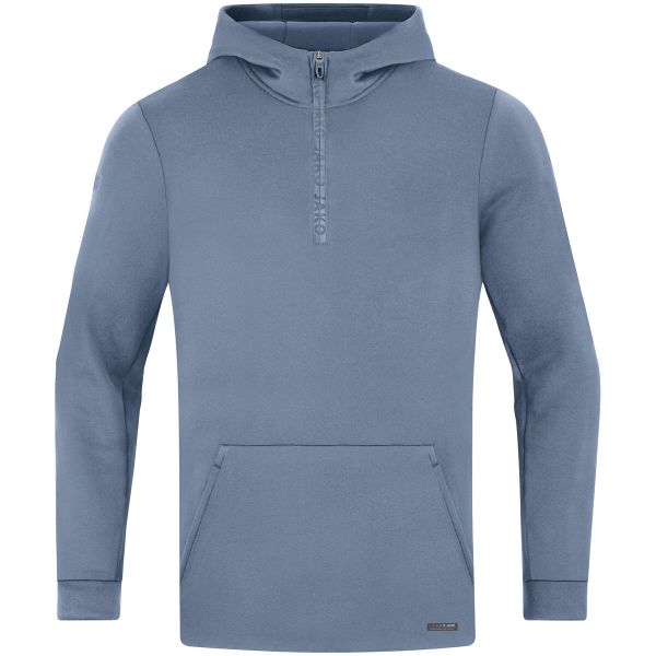 Bluza z kapturem dla kobiet Jako Pro Casual. Niebieskie bluzy damskie Jako, bez wzorów, z elastanu, z kapturem. Za 432.00 zł.