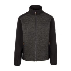Męska Kurtka Soft Shell Mariano DLX. Czarne kurtki męskie Trespass, l, bez wzorów, z dzianiny, bez kaptura. Za 310.99 zł.
