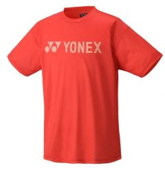 Koszulka tenisowa męska z krótkim rękawem Yonex Uni T-shirt Practice. Czerwone koszulki sportowe męskie YONEX, m, bez wzorów, z materiału, klasyczne, bez kołnierzyka. Za 111.00 zł.