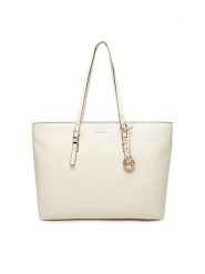 MICHAEL Michael Kors Torebka Quinn 30T5GQNT9L Écru. Torebki do ręki damskie MICHAEL Michael Kors, bez wzorów, ze skóry, bez dodatków. Za 889.99 zł.
