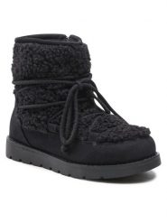 DeeZee Śniegowce CS2108-03 Czarny. Czarne buty zimowe dziewczęce DeeZee, z materiału, bez zapięcia. Za 95.99 zł.