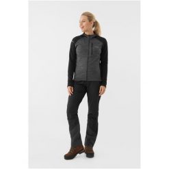 Bluza trekkingowa damska Viking Delmore. Czarne bluzy sportowe damskie Viking, xl, bez wzorów, bez kaptura, trekkingowe. Za 269.90 zł.