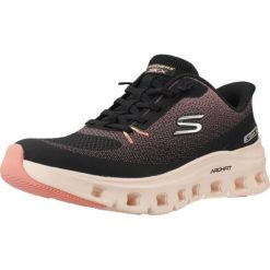 Buty SKECHERS SLIP-INS ARCH FIT GLIDE STEP PRO Czarny. Czarne trampki i tenisówki damskie Skechers, bez wzorów, z materiału, bez zapięcia. Za 400.99 zł.